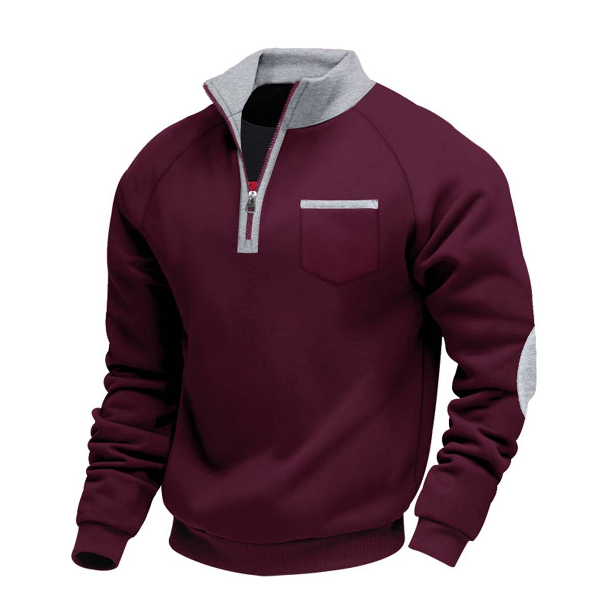 Men's Heavyweight Fleece Lined Casual Sweatshirt