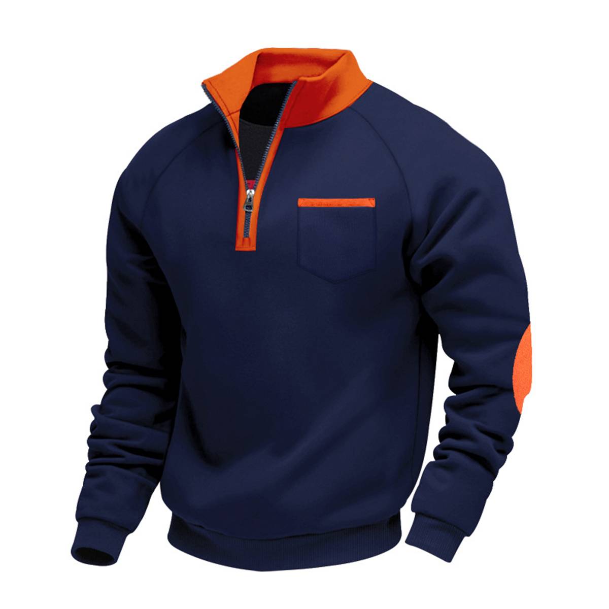 Men's Heavyweight Fleece Lined Casual Sweatshirt