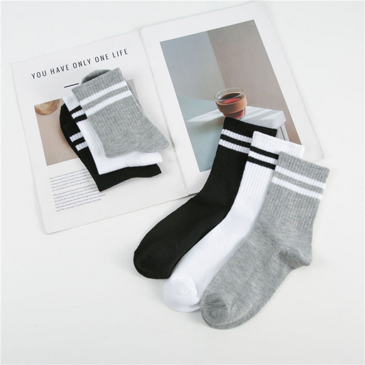 Striped Skin-friendly Comfortable Cotton Socks