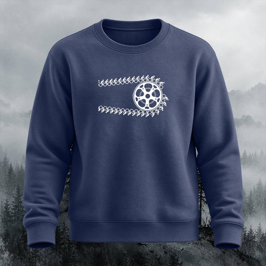 Ingenious Cycling Concept Artwork Crewneck Sweatshirt