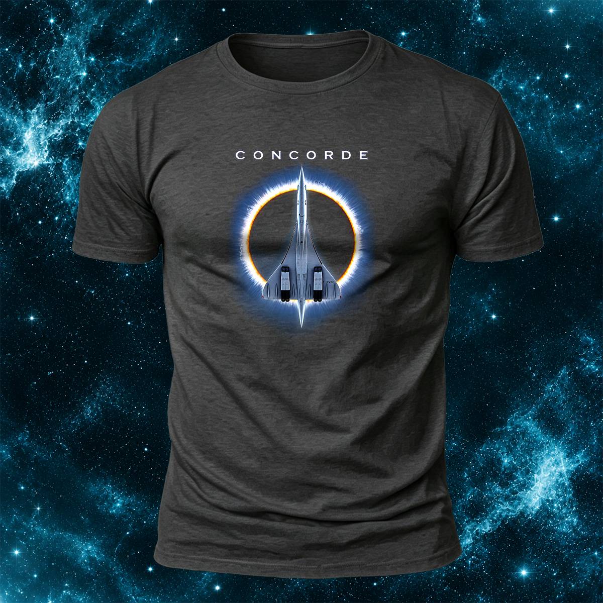 DTG Concorde Supersonic Aircraft Graphic Casual Tee