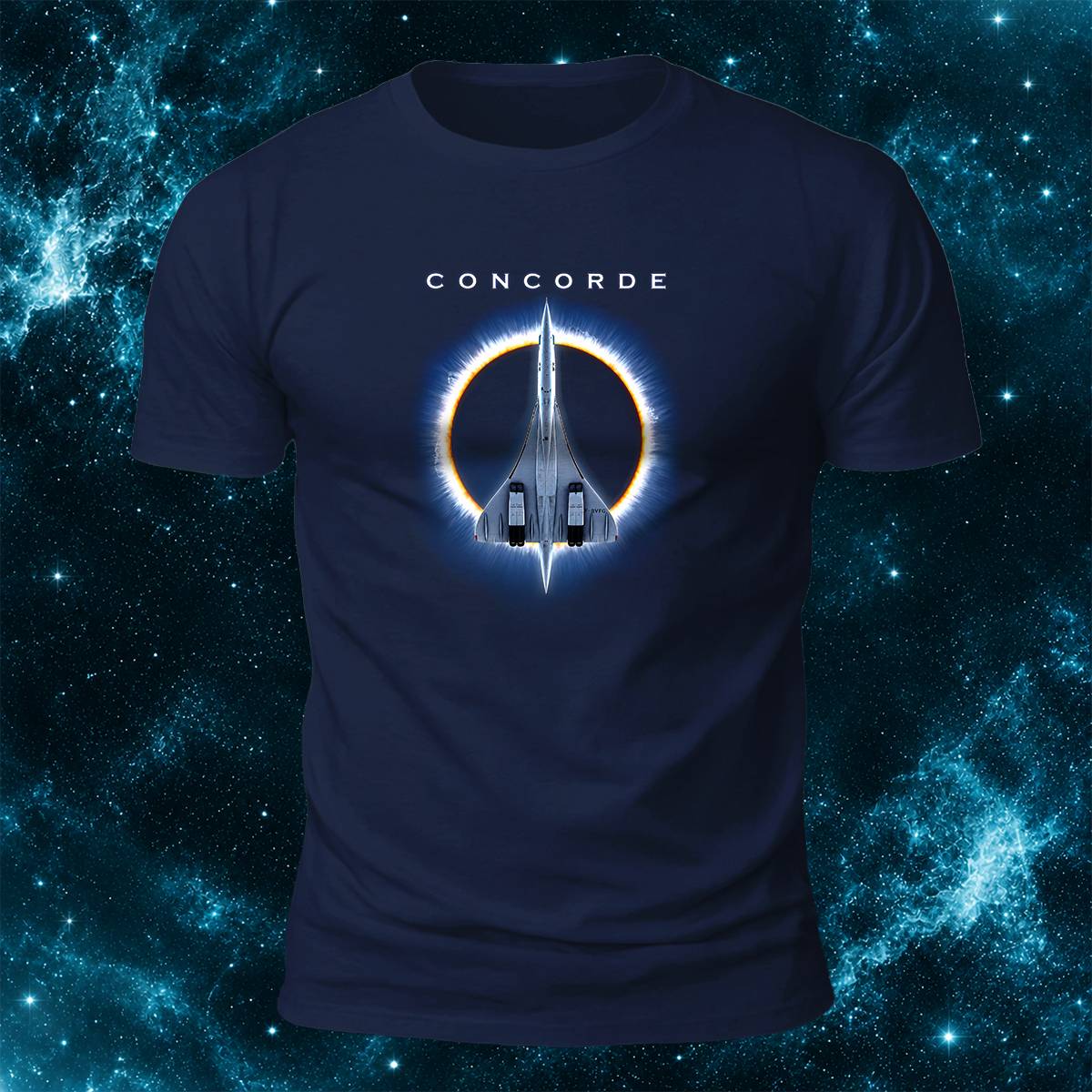 DTG Concorde Supersonic Aircraft Graphic Casual Tee