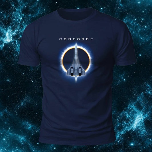 DTG Concorde Supersonic Aircraft Graphic Casual Tee