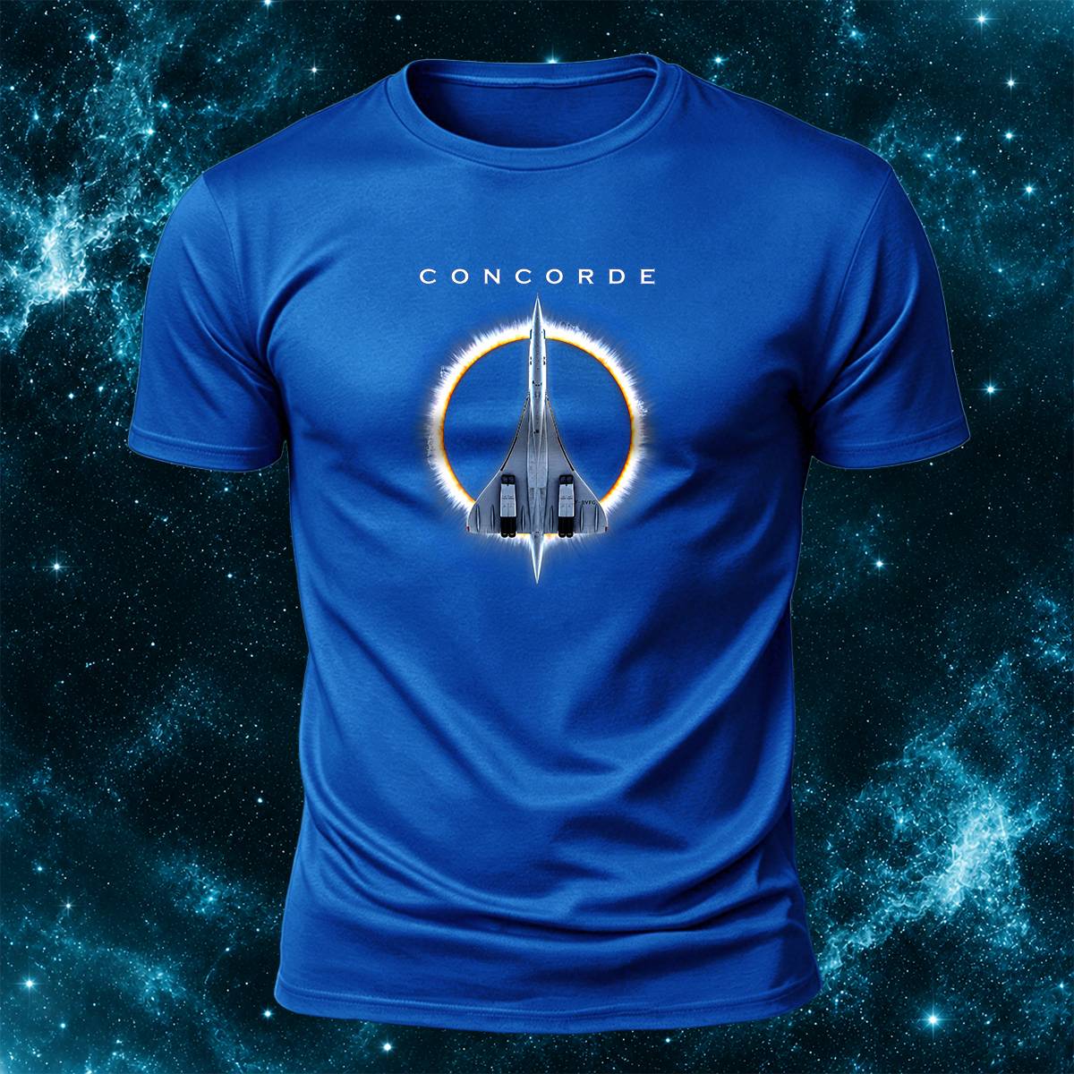 DTG Concorde Supersonic Aircraft Graphic Casual Tee