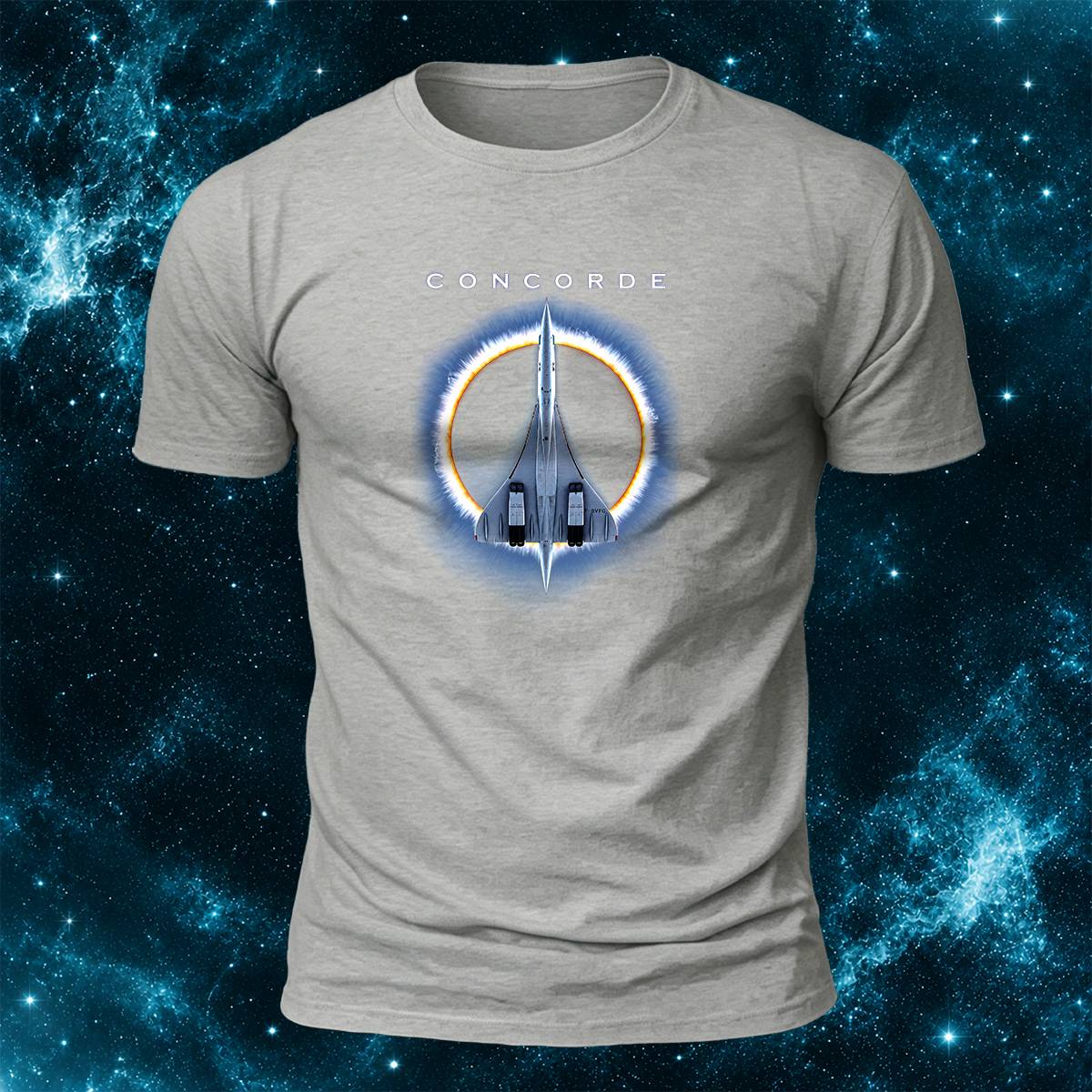DTG Concorde Supersonic Aircraft Graphic Casual Tee